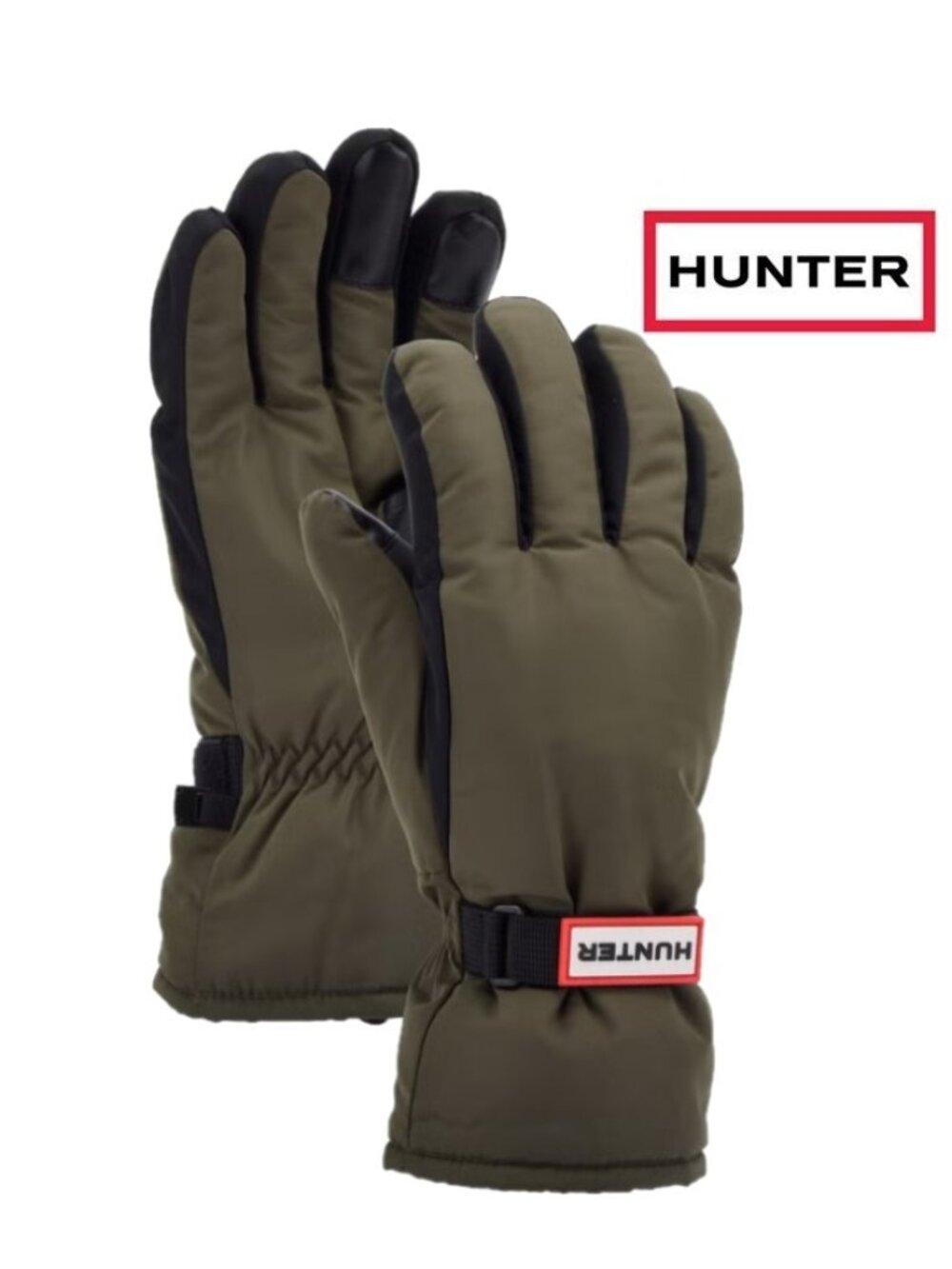 NWT Hunter Waterproof Snow Gloves, Green